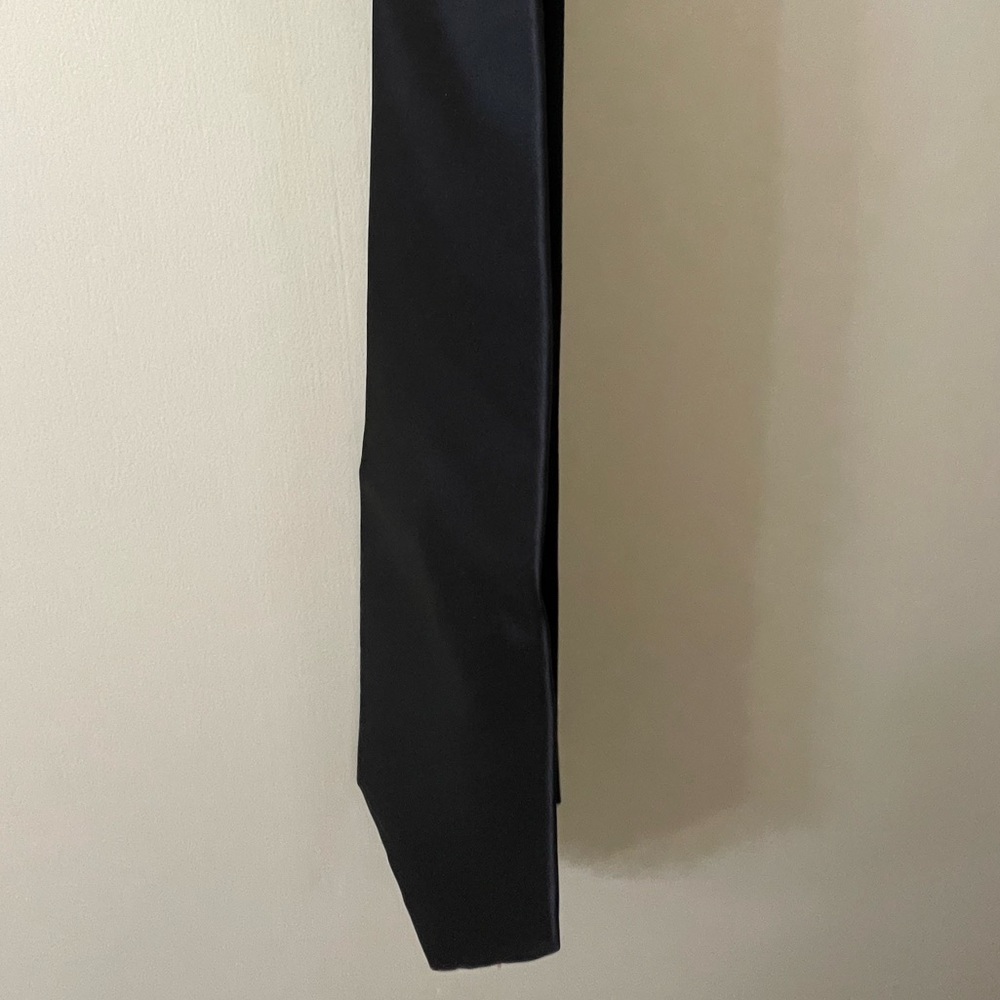 Joseph & Feiss International Black  100% Silk Tie
